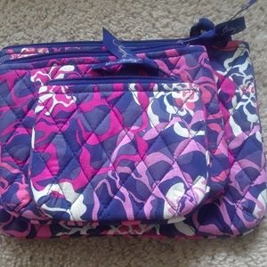 Vera bradley trio cosmetic bags